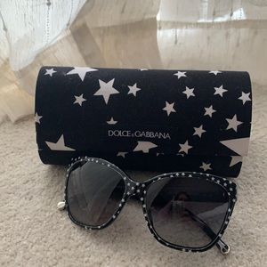 Dolce and Gabbanna Sunglasses Black Starry